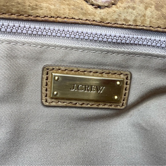 J Crew Tan Leather Handbag - Picture 4 of 10